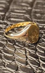 Prachtige zegelring 14karaat goud, Heer, Nieuw, Ophalen of Verzenden, Goud