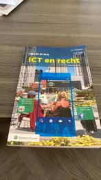 Inleiding ICT en recht (HBO comm.economie), Ophalen of Verzenden, Zo goed als nieuw
