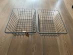 2 Draadmanden voor Opslag, Ophalen of Verzenden, Zo goed als nieuw, Metaal, Minder dan 50 cm