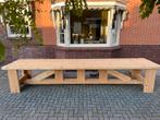 Prachtige zeer robuuste stamtafel van liefst 4,5 meter, Huis en Inrichting, Tafels | Eettafels, Ophalen of Verzenden, Zo goed als nieuw