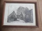 Ets Zaanstreek Klaas Bood Zaandam omg. Westzaan Assendelft, Antiek en Kunst, Kunst | Etsen en Gravures, Ophalen