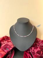 Rozenkwarts robijn parel zoetwater liefde geluk uniek magie, Sieraden, Tassen en Uiterlijk, Kettingen, Nieuw, Ophalen of Verzenden