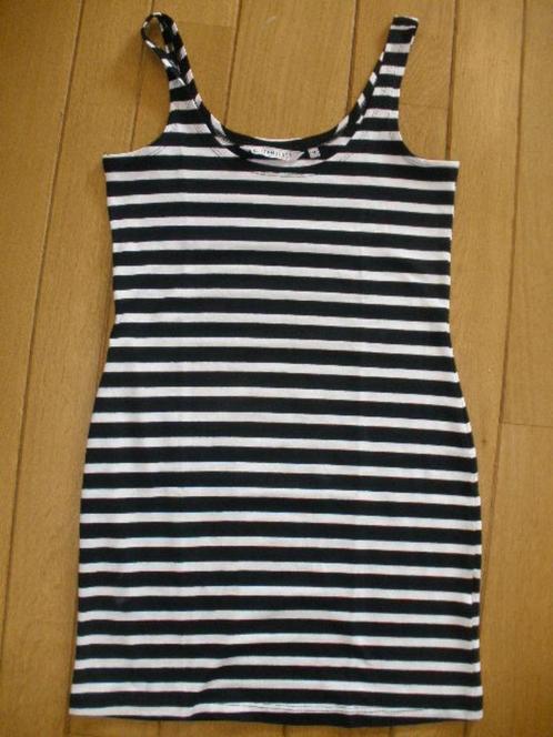 CLOCKHOUSE top jurk zwart wit streep maat M - nieuw -, Kleding | Dames, Jurken, Nieuw, Maat 38/40 (M), Zwart, Boven de knie, Ophalen of Verzenden