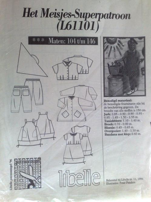 10 x Libelle kinderenpatronen - (€1,50 per patroon), Hobby en Vrije tijd, Kledingpatronen, Kind, Overige merken, Verzenden