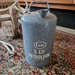 Emaille esso petroleum kan 5 liter, reclame van Esso, Ophalen of Verzenden