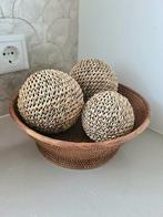 Schelpen decoratie bollen nr 5 uit Bali, Ophalen of Verzenden, Tropical home, 6951nk, Nieuw