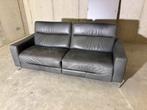 Natuzzi Stima 3 zits leren bank elektrisch verstelbaar, Huis en Inrichting, Ophalen, Gebruikt, Driepersoons, Rechte bank