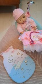 Pop baby Annabell met baby-born badje!, Kinderen en Baby's, Speelgoed | Poppen, Zo goed als nieuw, Ophalen, Babypop