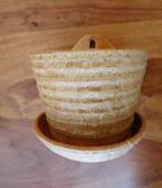 Hangpot buiten bloempot wandhanger terracotta aardewerk, Tuin en Terras, Bloembakken en Plantenbakken, Tuin, Steen, Gebruikt, Minder dan 30 cm