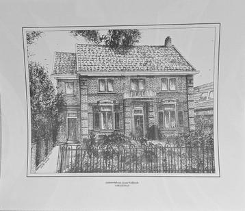 Tekening Geboortehuis Guus Hiddink Varsseveld  beschikbaar voor biedingen