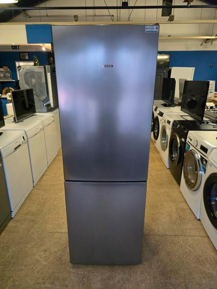 Bosch koelvriescombinatie | Rvs | A++ | Gratis thuis 🚚✅️, Witgoed en Apparatuur, Koelkasten en IJskasten, Zo goed als nieuw, Met aparte vriezer