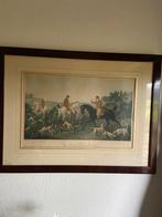 Leuke paarden jacht prent, Ophalen of Verzenden