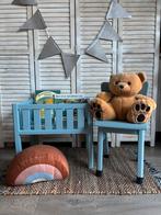 Kinderstoeltje met boekenkastje rek, Kinderen en Baby's, Kinderkamer | Tafels en Stoelen, Ophalen, Gebruikt, Stoel(en)