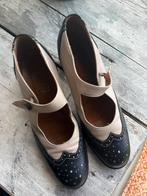 Leren schoentjes van Scapa, Schoenen met lage hakken, Blauw, Pauw, Ophalen of Verzenden