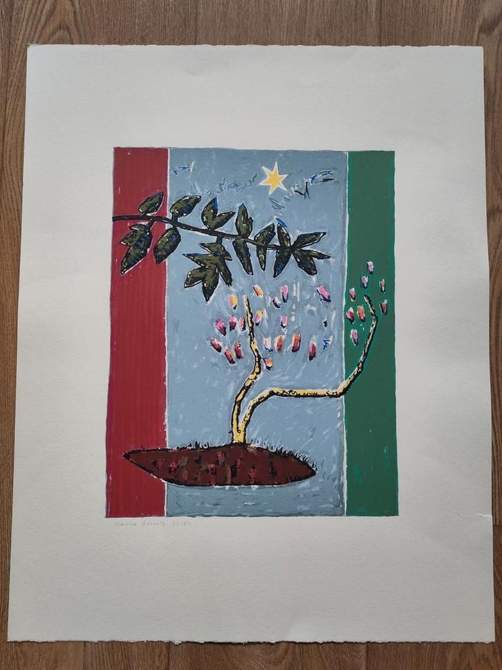 Harrie Gerritz zeefdruk (32/80), Antiek en Kunst, Kunst | Litho's en Zeefdrukken, Ophalen