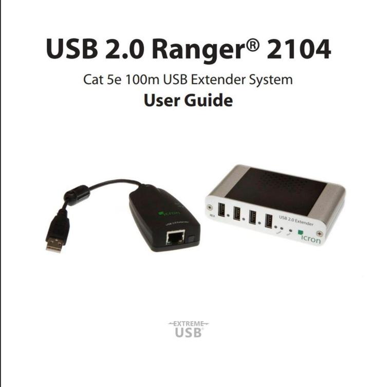 Icron 10-00117 usb 2.0 Extender (gebruikt), Hobby en Vrije tijd, Elektronica-componenten, Gebruikt, Ophalen of Verzenden