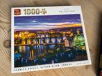 King puzzel Charles Bridge Praag - City Collection, Ophalen of Verzenden, 500 t/m 1500 stukjes, Zo goed als nieuw, Legpuzzel