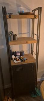Kast industrieel, Huis en Inrichting, Kasten | Wandmeubels, Ophalen, Zo goed als nieuw, Minder dan 150 cm, 150 tot 200 cm