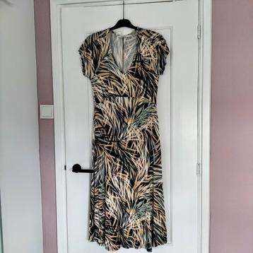 ENJOY jurk mt. L beige/zw/groen/wit beschikbaar voor biedingen