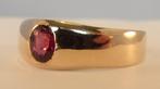 Art Nouveau ring, 1880, 14 karaat goud met Rhodoliet, Sieraden, Tassen en Uiterlijk, Antieke sieraden, Verzenden, Goud, Ring, Met edelsteen