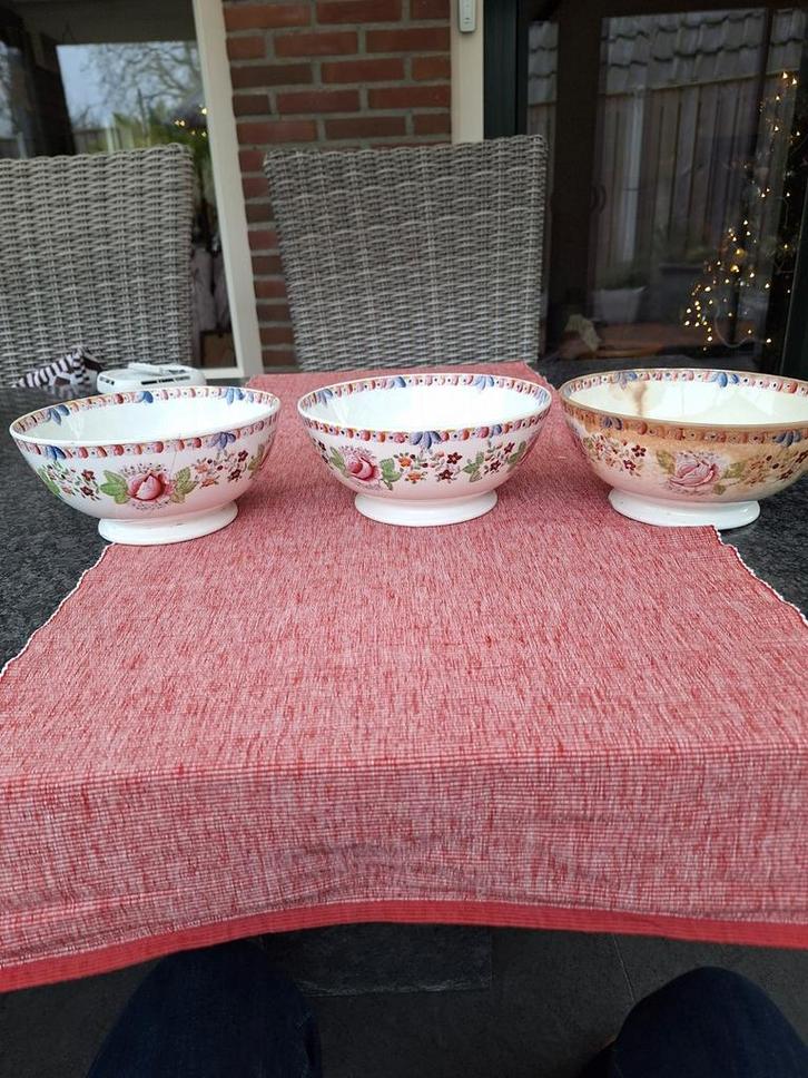 Antieke Kabinetskommen - Beschadigd, Antiek en Kunst, Antiek | Schalen, Ophalen