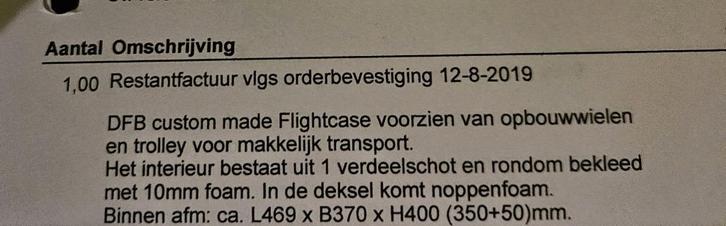 Flight case, Muziek en Instrumenten, Behuizingen en Koffers, Gebruikt, Overige instrumenten, Flightcase, Ophalen