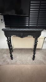 Antieke zwarte console tafel, Antiek en Kunst, Verzenden