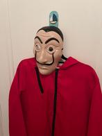 La casa de papel kostuum met masker, Maat 38/40 (M), Carnaval, Ophalen of Verzenden, Zo goed als nieuw
