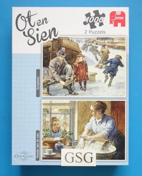 Ot en Sien moeder aan de was 1000 st nr. 81404-04 (1 puzel), Hobby en Vrije tijd, Denksport en Puzzels, Gebruikt, Legpuzzel, 500 t/m 1500 stukjes