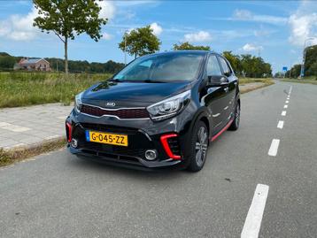 Kia Picanto GT-line 1.0 T-gdi 101pk 5-zits 2020 Zwart beschikbaar voor biedingen