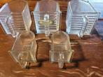 Brocante: Glazen BAKJES / Kruideniers bakken / Keukenbakjes, Ophalen of Verzenden