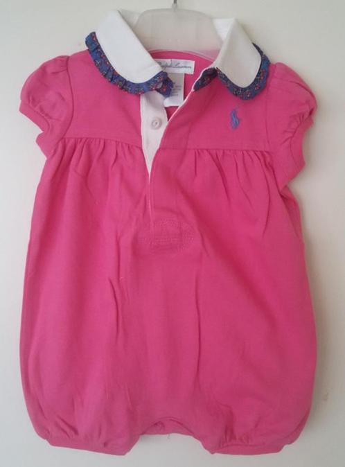 ≥ Maat 62 *SALE* 1-delig Ralph Lauren roze pakje *NIEUW* a