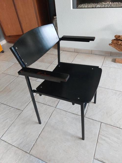 Eetkamerstoelen (retro), Huis en Inrichting, Stoelen, Gebruikt, Zwart, Ophalen