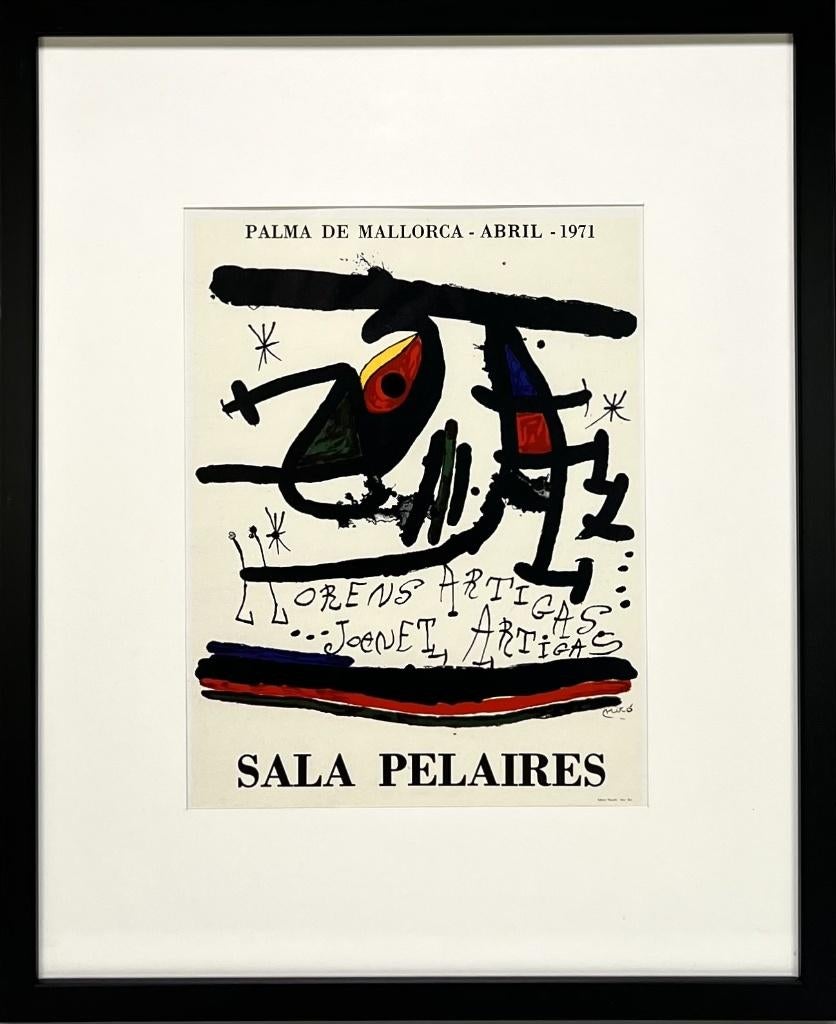 573. Affiche, Joan Miró - Sala Pelaires, surrealisme, 1980, Ophalen of Verzenden