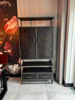 Visgraat vakkenkast, Huis en Inrichting, Kasten | Wandmeubels, Ophalen, 200 cm of meer, Zo goed als nieuw, Minder dan 150 cm