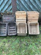 Fruitkisten ,veilingkisten,appelkisten ,nu 10 voor 60 euro, Ophalen, Gebruikt, Minder dan 50 cm