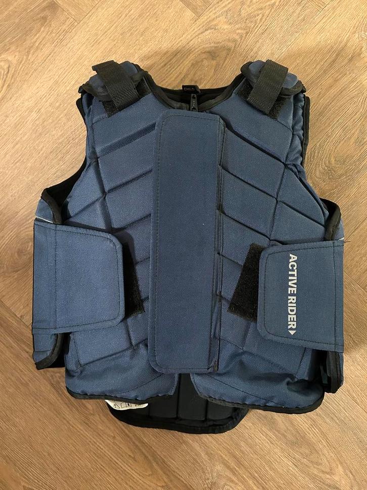 Bodyprotector Active Rider Kids Donkerblauw, Dieren en Toebehoren, Paardrijkleding, Zo goed als nieuw, Kinderen, Bovenkleding