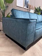 ZGAN Luxe Velvet Velours Hoekbank - Blauw - 290 x 225, 250 tot 300 cm, -, -, Velvet velours hoekbank groot blauw hotel chique