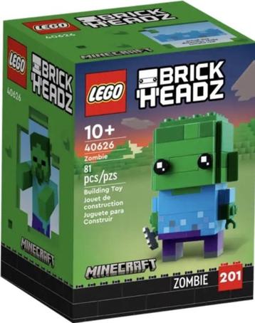 40626 LEGO Minecraft BrickHeadz: Zombie -Nieuw in doos!! beschikbaar voor biedingen