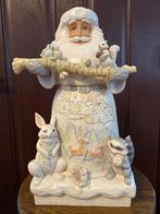 Jim Shore White Woodland Santa Statement Retired Kerstman, Diversen, Kerst, Ophalen, Zo goed als nieuw