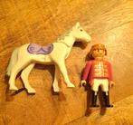 Playmobil Paard en Ruiter, Ophalen of Verzenden, Gebruikt