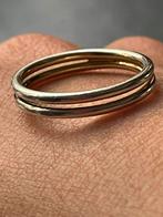 Ring zilver met gouden laagje maat 54 / 17,25 Juulry, Gebruikt, Ophalen of Verzenden, 17 tot 18, Dame