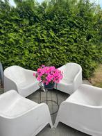 ****IKEA SKARPO tuinstoelen**4 stuks** BEIGE****, Tuin en Terras, Ophalen, Gebruikt, Stapelbaar