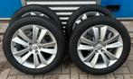Nette 17 inch Volvo velgen 225-50-17 winterbanden S60 en V60, Auto-onderdelen, Banden en Velgen, Ophalen, Gebruikt, Banden en Velgen