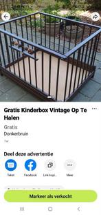 Gratis box op te halen met boxkleed, Ophalen, Gebruikt, Boxkleed