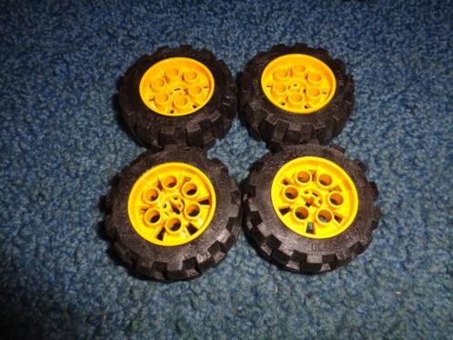 Partij M437=4x Lego technic wielen, Kinderen en Baby's, Speelgoed | Duplo en Lego, Gebruikt, Lego, Losse stenen, Ophalen of Verzenden