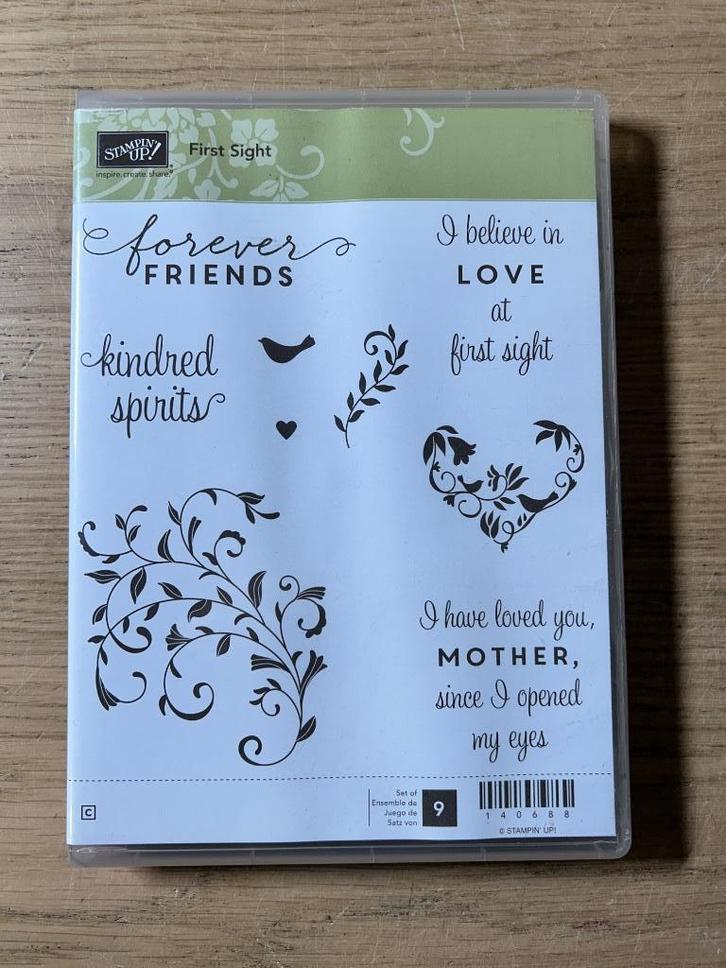 Stampin' Up! First Sight Stempelset, Hobby en Vrije tijd, Stempelen, Zo goed als nieuw, Clearstamp, Ophalen of Verzenden