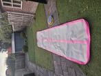 Airtrack 4 meter roze met pomp, Sport en Fitness, Turnen, Kindermaat 122 t/m 140, Ophalen of Verzenden, Zo goed als nieuw, Materiaal