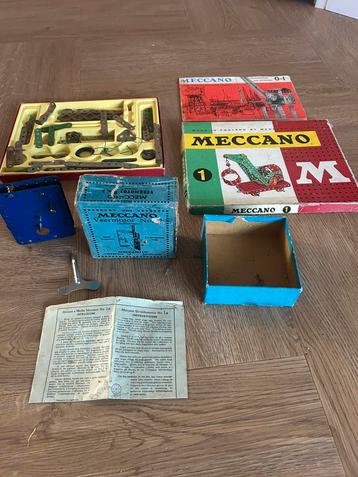 Meccano Veermotor No.2 / Clockwork motor (1932) + doos 1 beschikbaar voor biedingen