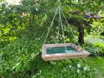 Hangende voedertafel hout - vogels – vierkant - ZGAN, Ophalen, Zo goed als nieuw, Eten en Drinken